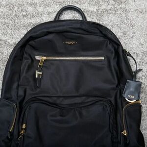 Tumi Black and Gold Men's Backpack